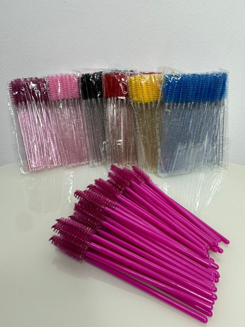 Escovinha descartável com glitter