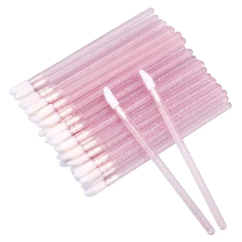 Bastão aplicador lip gloss com glitter
