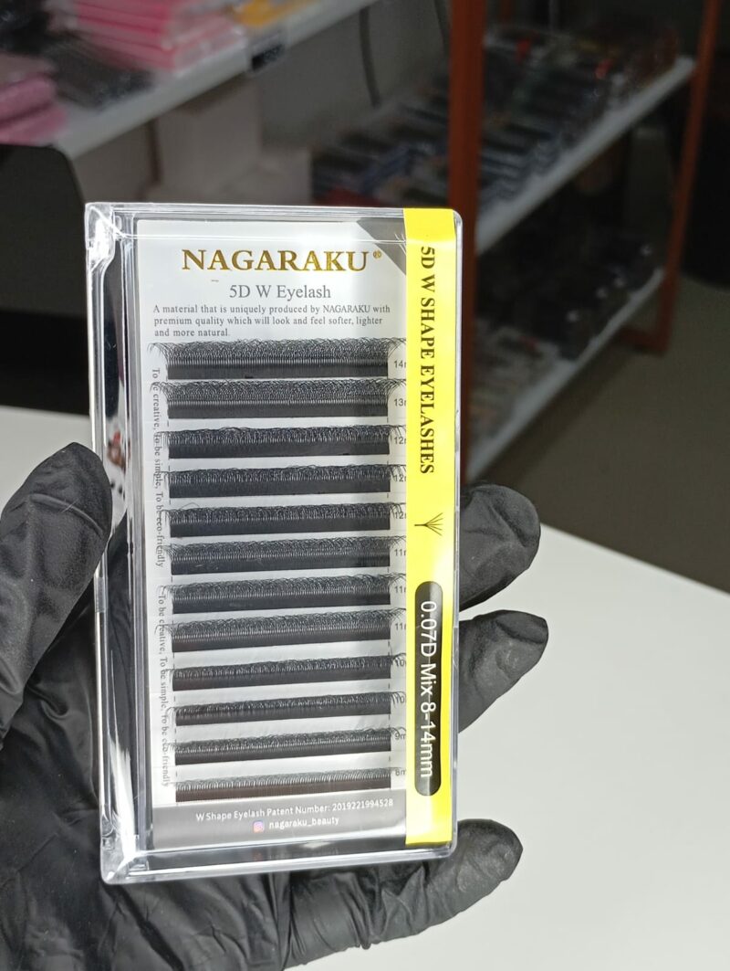 Cílios 5D w 0.07D mix (8 ao14)- Nagaraku - Imagem 2