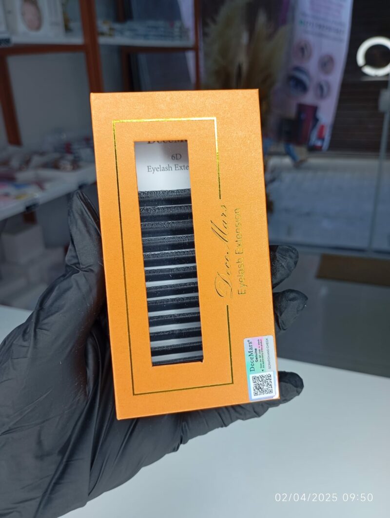 Cílios 6D W Volume Egípcio 0.07D Mix Preto (8-12) - Decemars