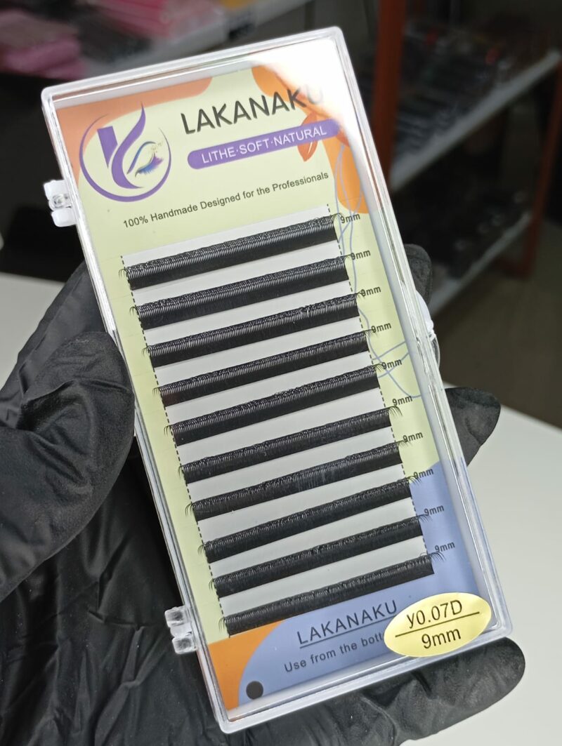 Cílios Volume brasileiro YY Lakanaku 0.07 D